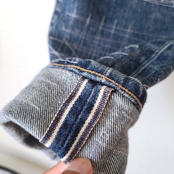 Levi's Made & Crafted 511 Slim Denim Jeans Made in Japan W38 Selvedge Boro - Picture 5 of 16